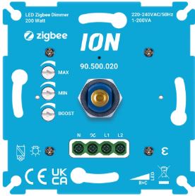 Ionled Universele LED Dimmer Zigbee Dimmer 0.3- 200W ID200W-ZIGB HUE 2 Ionled Universele LED Dimmer Zigbee Dimmer 0.3- 200W ID200W-ZIGB HUE - Afbeelding 2