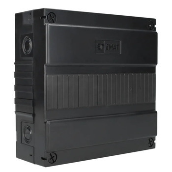 eMAT Lege Groepenkast 1-Rij 12-modules 220x225mm 1 eMAT Lege Groepenkast 1-Rij 12-modules 220x225mm