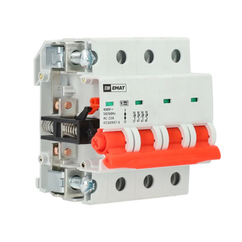 eMAT Hoofdschakelaar 4-Mod 3-Fase 20C B-Kar 1P+N 85005002