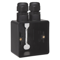 Niko New Hydro Zwart Opbouwdoos 1-V 2x Wartel B-B 761-84152