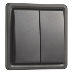 Niko New Hydro Zwart Serieschakelaar Inbouw 761-31505