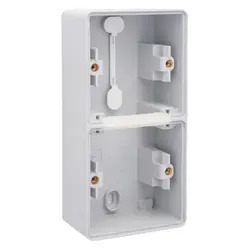 Niko New Hydro Grijs Opbouwdoos 2-V 2x Soepele Ingangen 700-83201