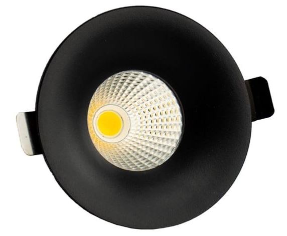 LED inbouw spot vast zwart