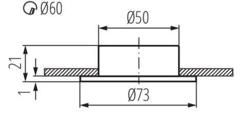 Meubelspot Halogeenlamp Inbouwspot 12V 10W G4. Geschuurd Chroom Gat 60Mm Matglas 7 3 Meubelspot Halogeenlamp Inbouwspot 12V 10W G4. Geschuurd Chroom Gat 60Mm Matglas 7 - Afbeelding 3